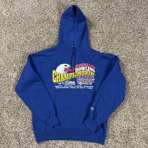 Vintage 2009 Champion NCAA Bowling Championship Sweatshirt Hoodie Mens Large